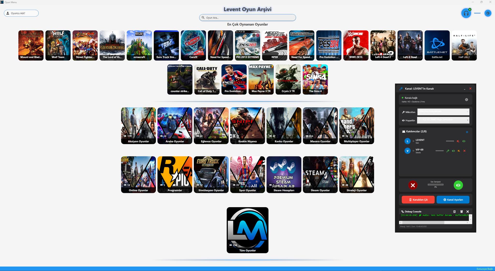 Vip Oyun Arşiv Güncelleme Sistemi Ekran Görüntüsü 12